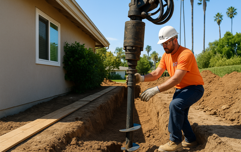 General Construction Services California- helical pier