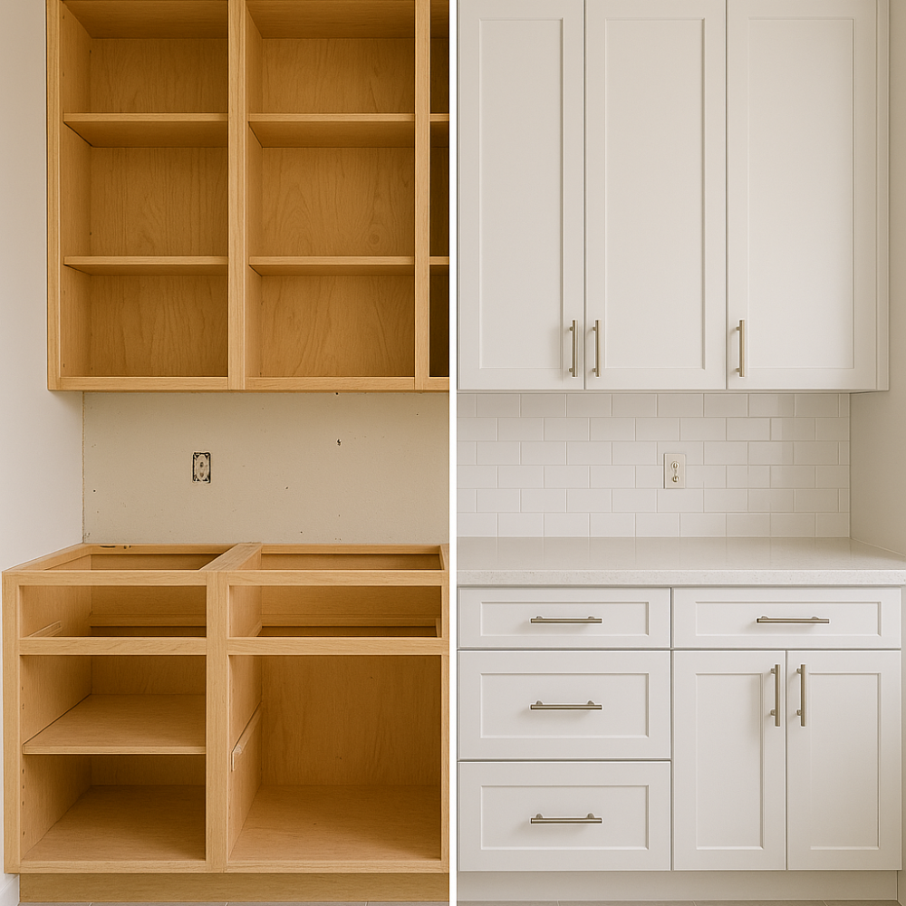 cabniet before after