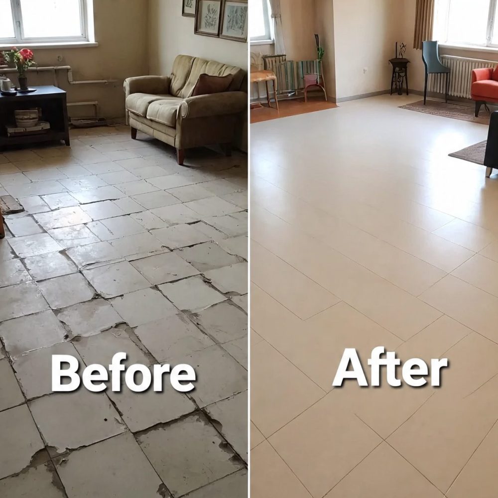 before after flooring riverside