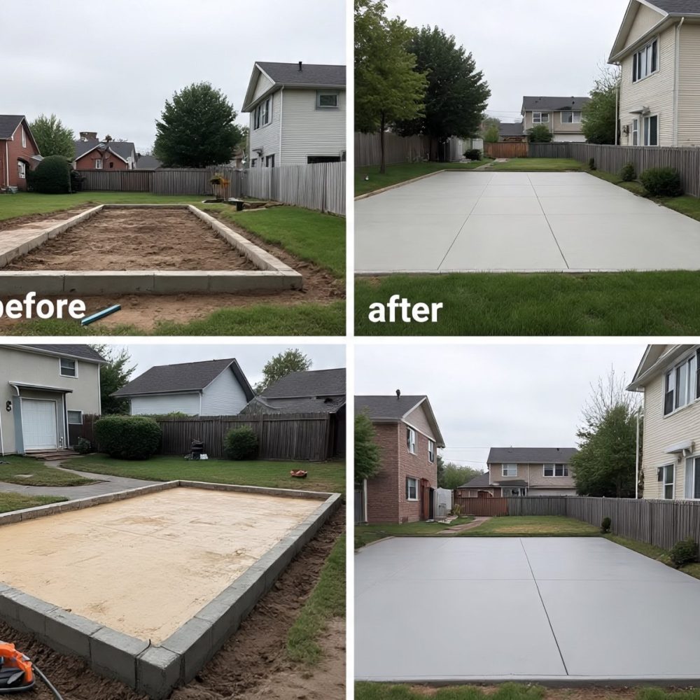 Foundation Replacement before after